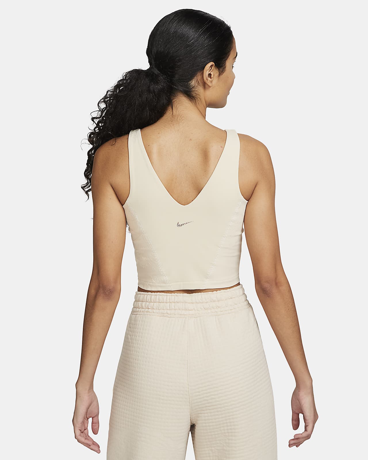 Nike Yoga Dri-FIT Luxe Women's Crop Tank Top. Nike AT