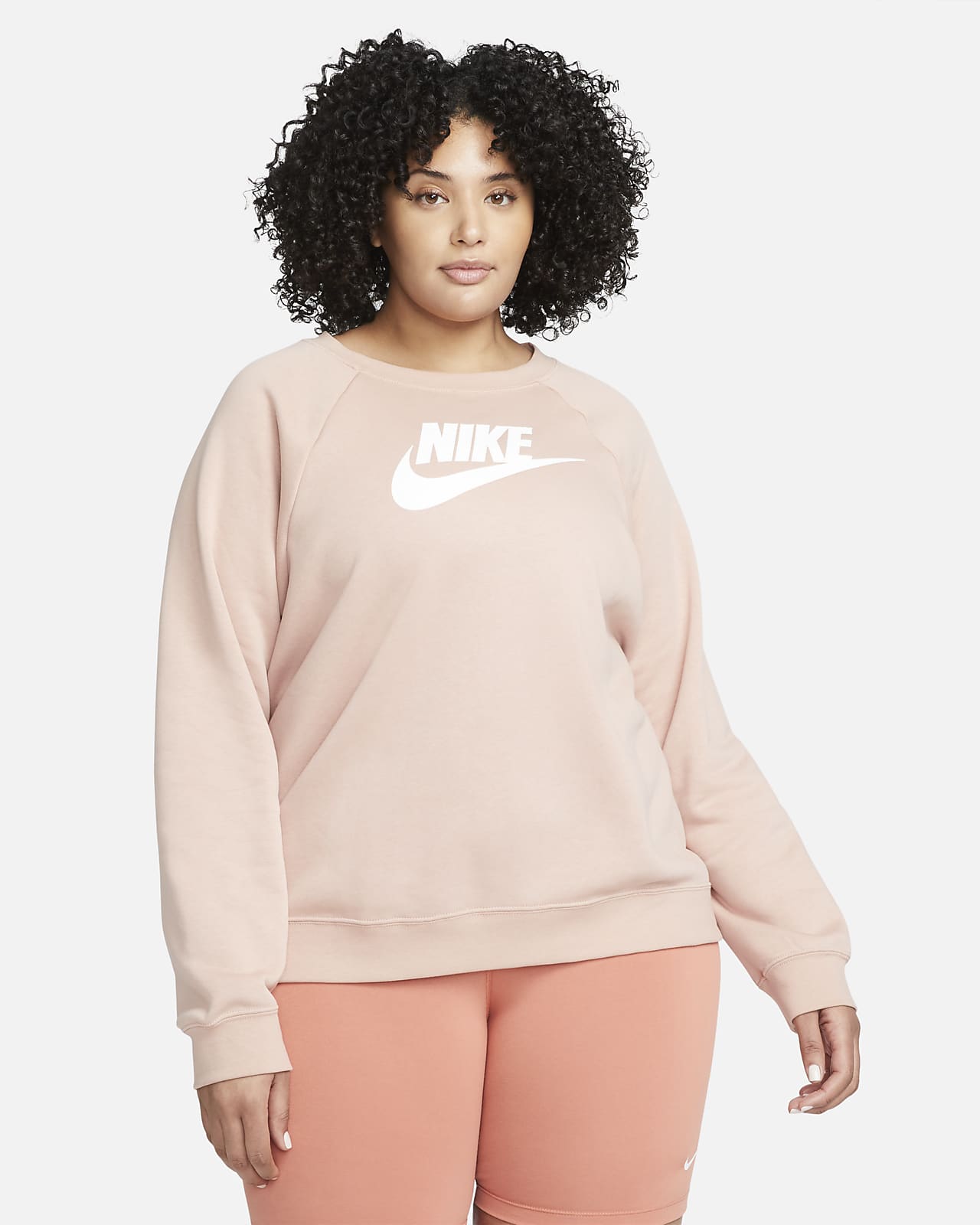 Nike Sportswear Sudadera chándal de tejido Fleece (Talla grande) - Mujer. ES