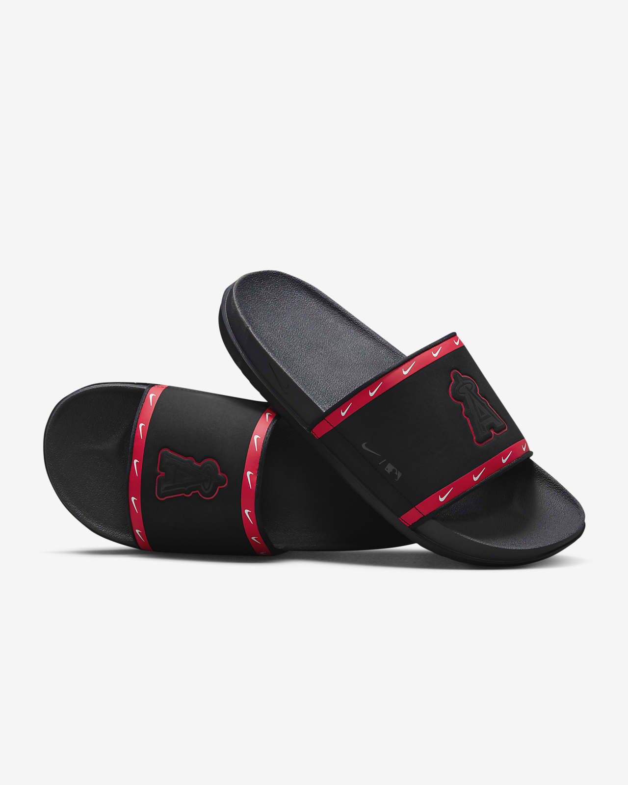 nike sandals black