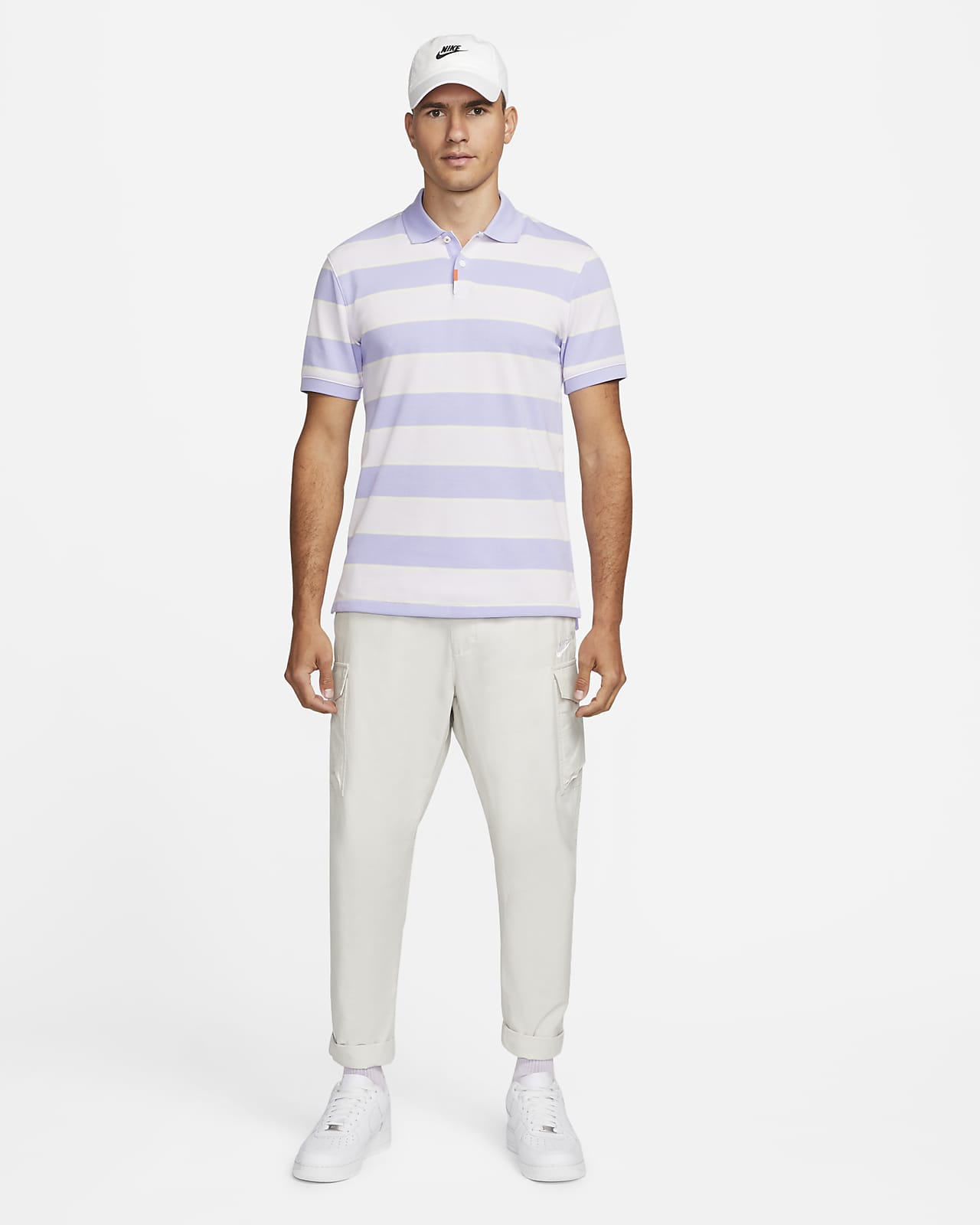 The Nike Polo Men's Striped Slim-Fit Polo. Nike AE