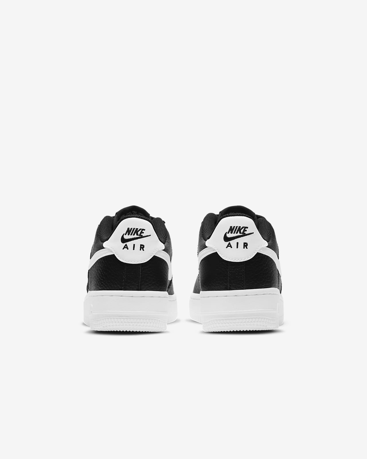 nike air force 1 low black suede white