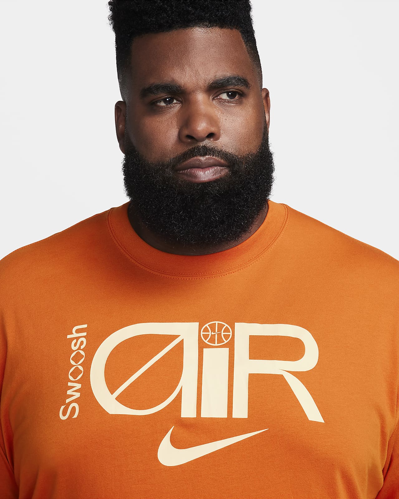 Orange dri fit long clearance sleeve shirt