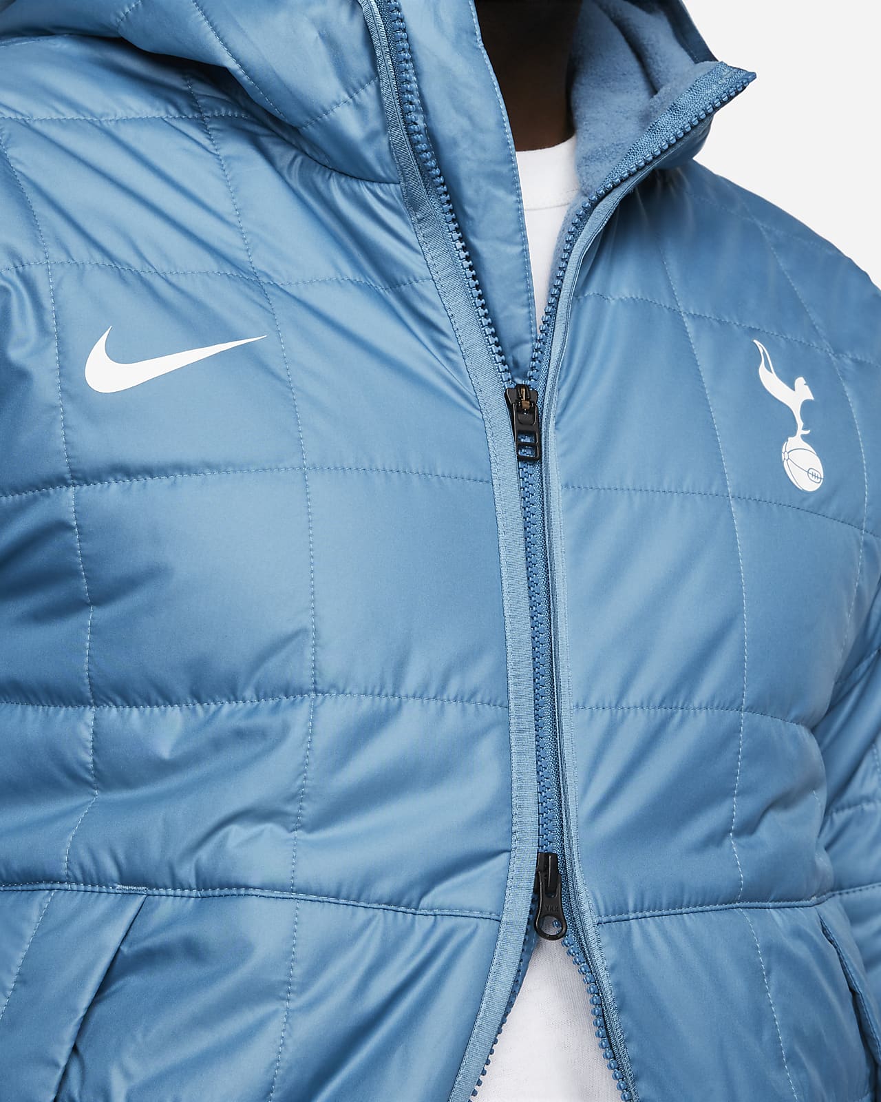 rabat Virkelig Afslut Fleeceforet Tottenham Hotspur Nike-jakke med hætte til mænd. Nike DK