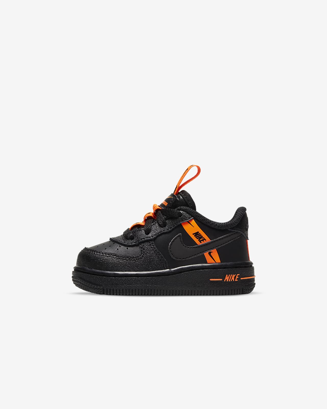 orange nike baby shoes