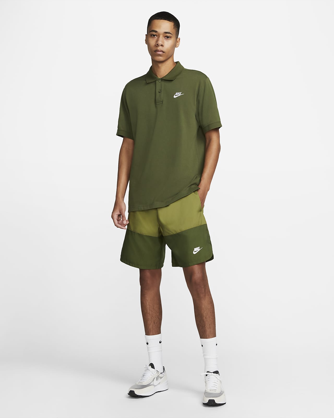 Nike Sportswear Woven Essential (Long). Sport Shorts Flow Lined Men\'s Nike