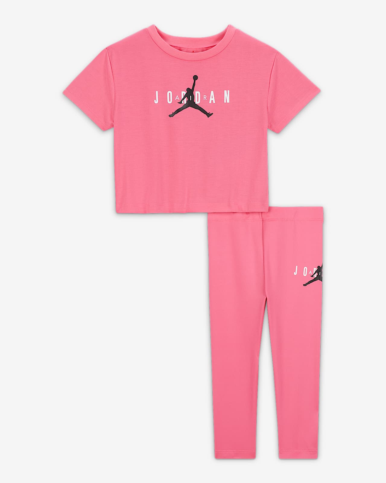 Ensemble Top Et Leggings Tempted Cerise Rose/blanc - Taille 24 Mois, Neuf Avec étiquettes