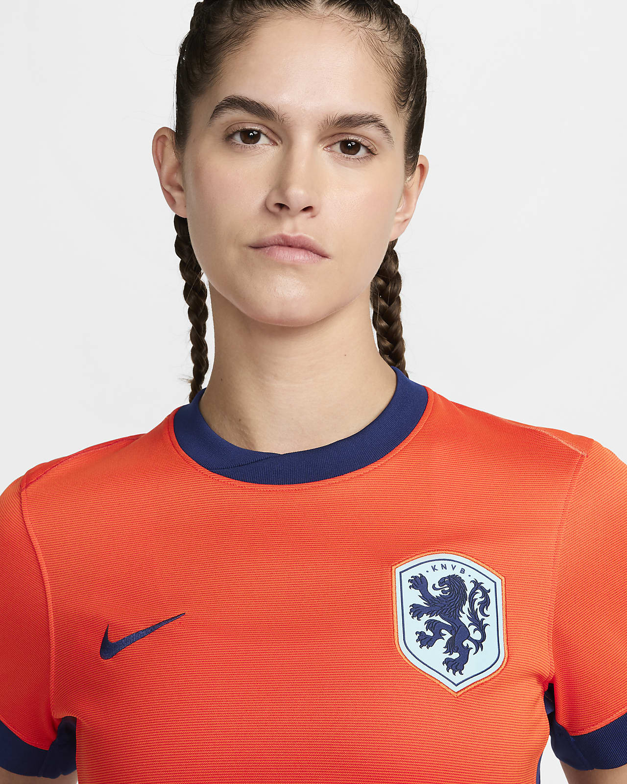 Netherlands (Men's Team) 2024/25 Stadium Home Women's Nike Dri-FIT Football  Replica Shirt
