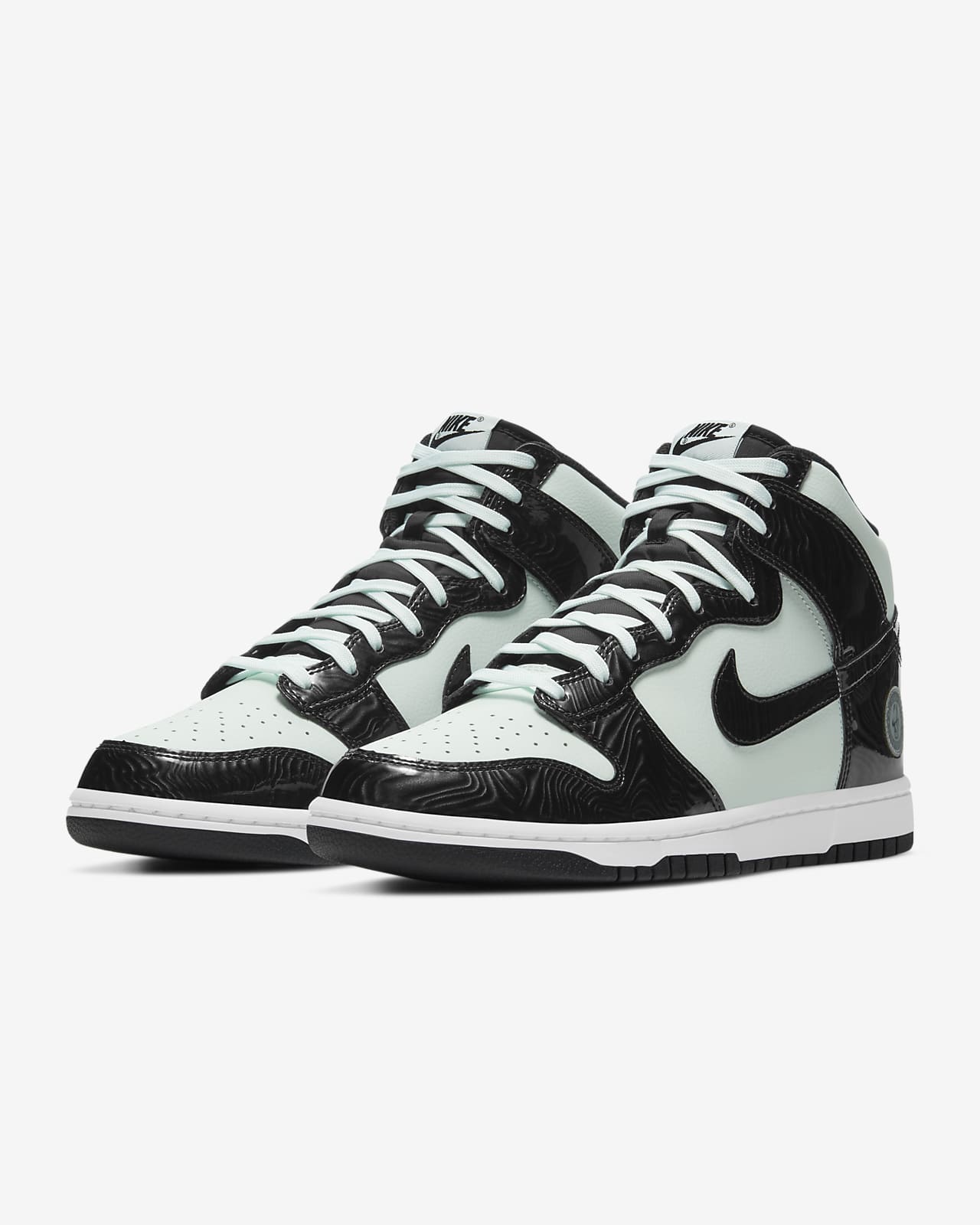 nike dunk high patent leather