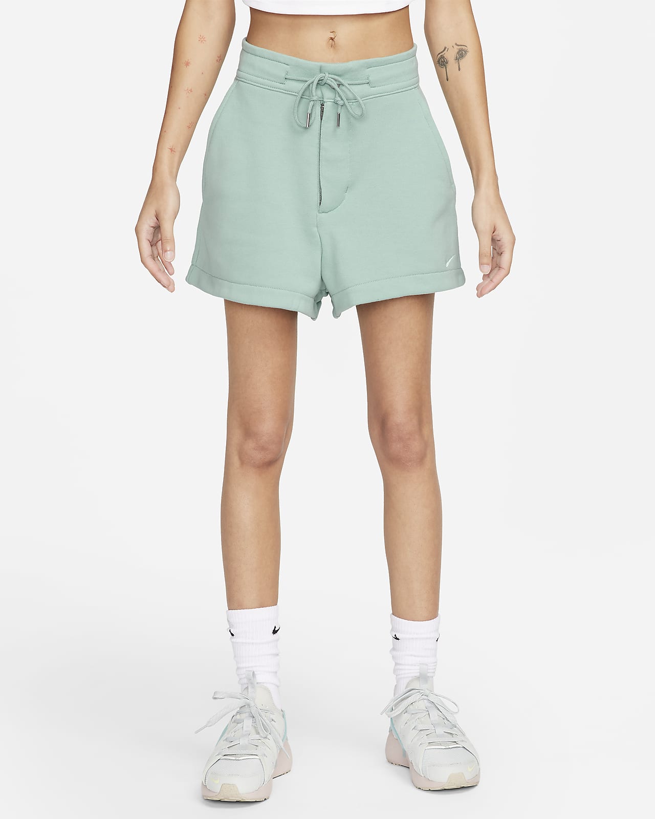 Nike Sportswear Nike Modern Fleece Pantalón corto ancho de tejido French  Terry - Mujer. Nike ES