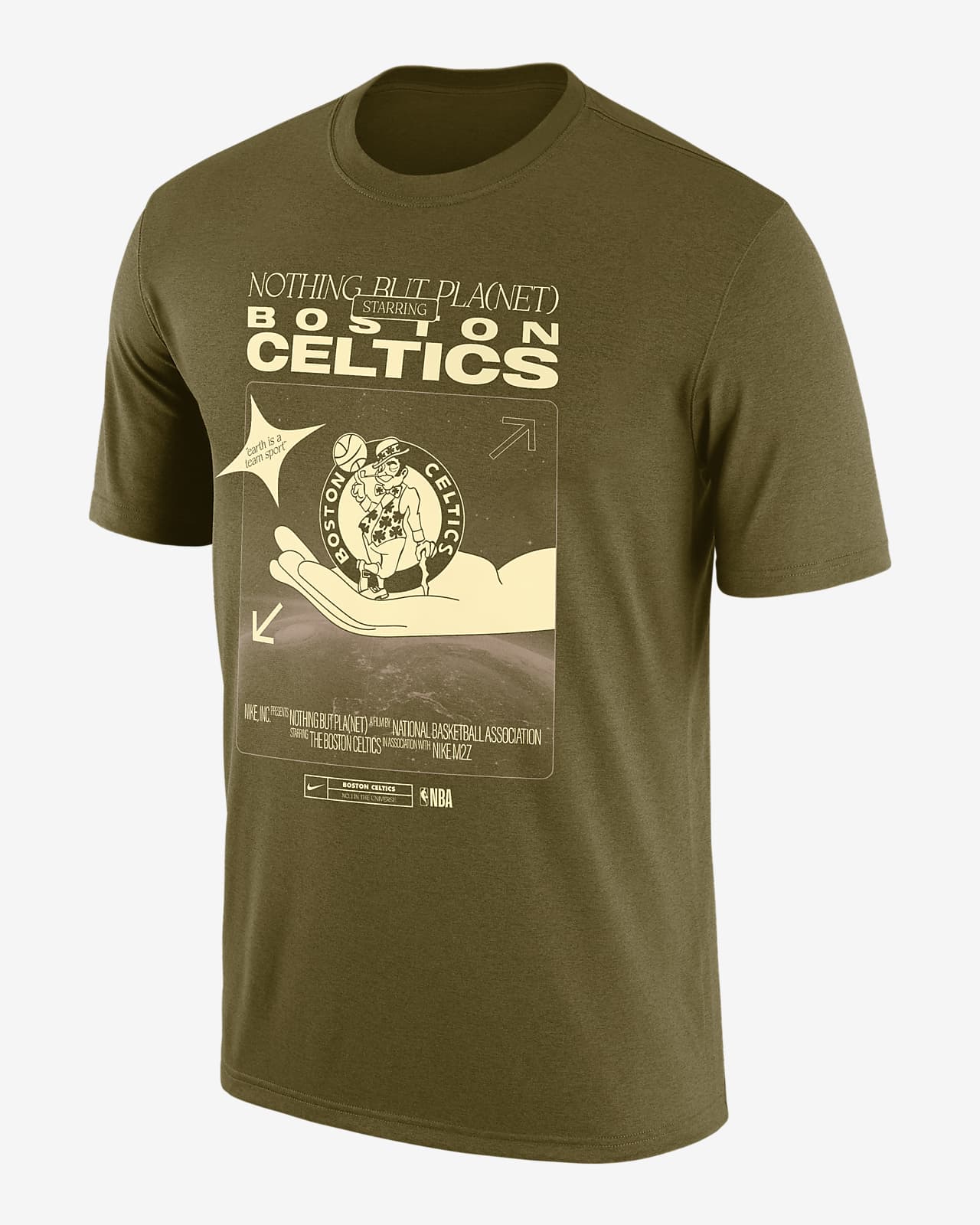 Standard Fit Boston Celtics Licensed Long Sleeve Sweatshirt
