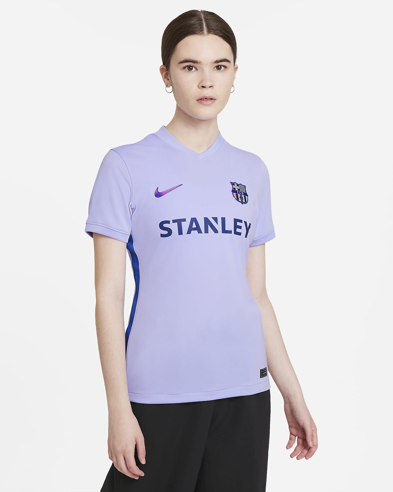 F.C. Barcelona 2021/22 Stadium Away Women's Nike Dri-FIT Football Shirt ...