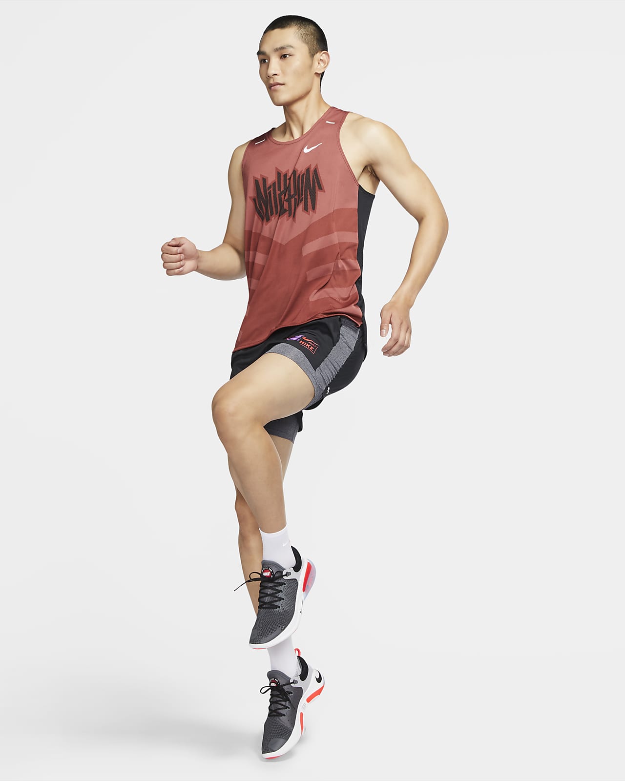 nike running 2 in 1 shorts