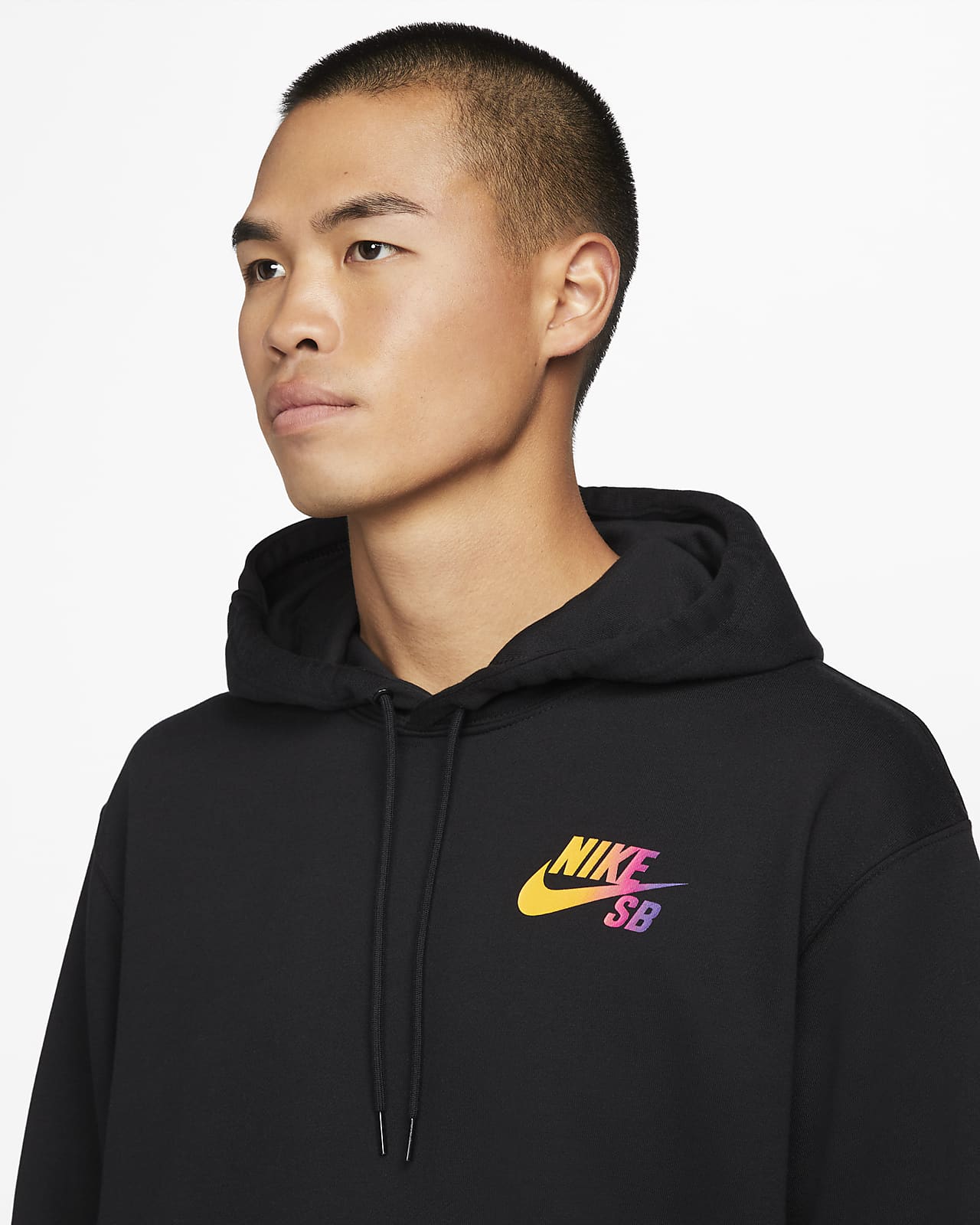 nike sb hoodie black and purple