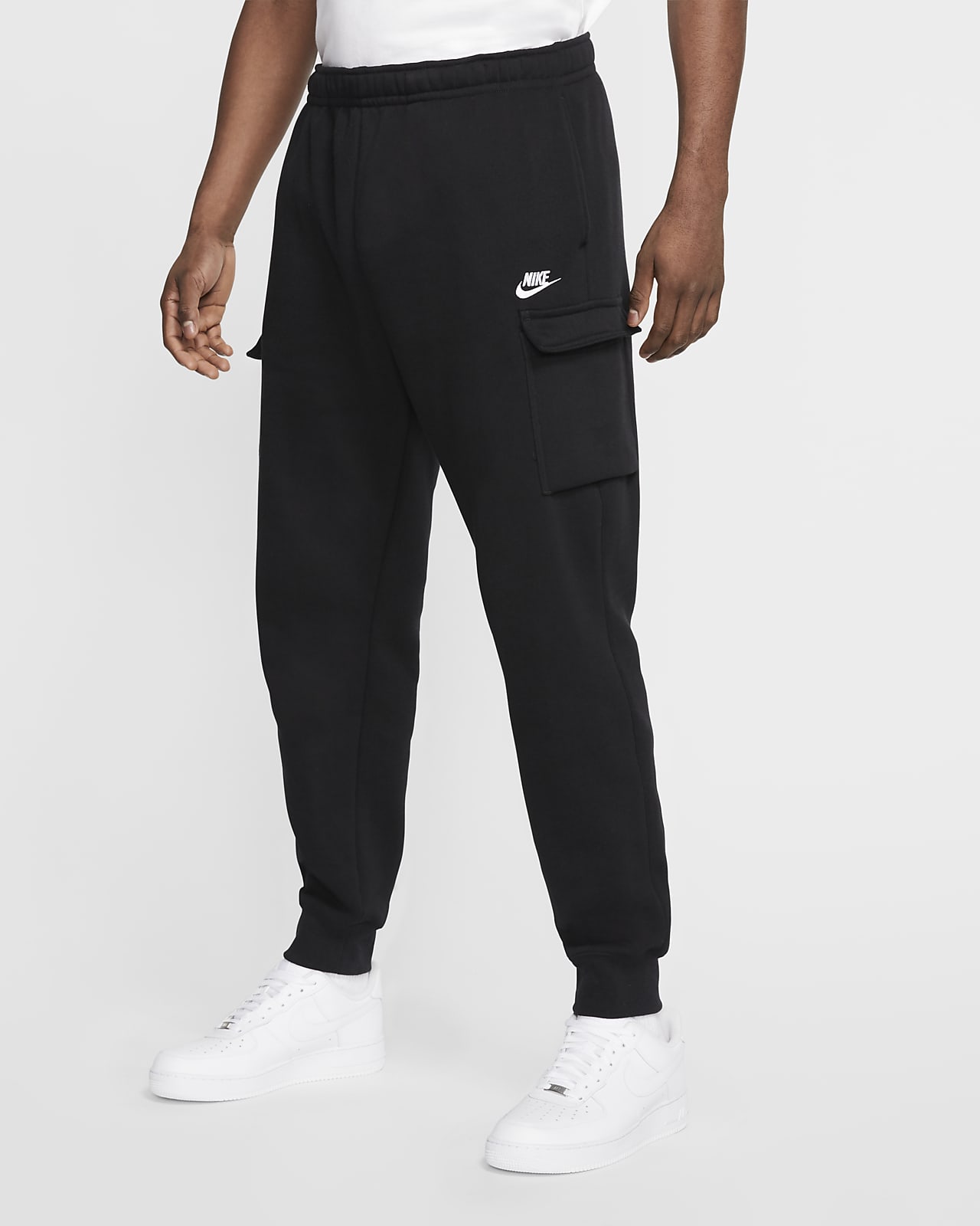 Sweatpants Nike M NSW Club Pant Cargo BB dark olive (CD3129-355) – Queens 💚