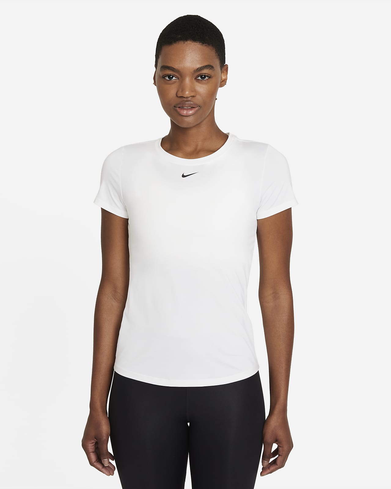 Nike Dri-FIT One Women's Slim-Fit Short-Sleeve Top. Nike AE