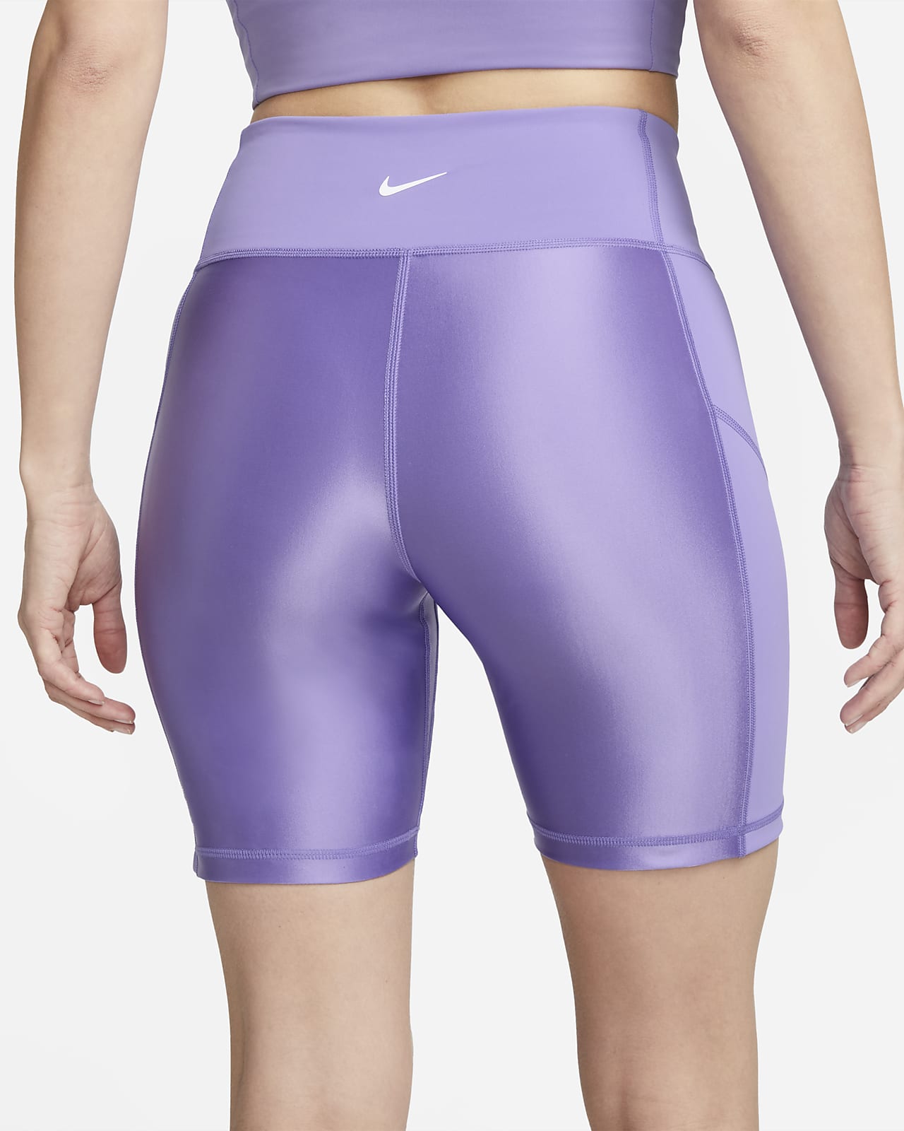 Nike Pro Mallas cortas de talle medio de 18 cm - Mujer. Nike ES