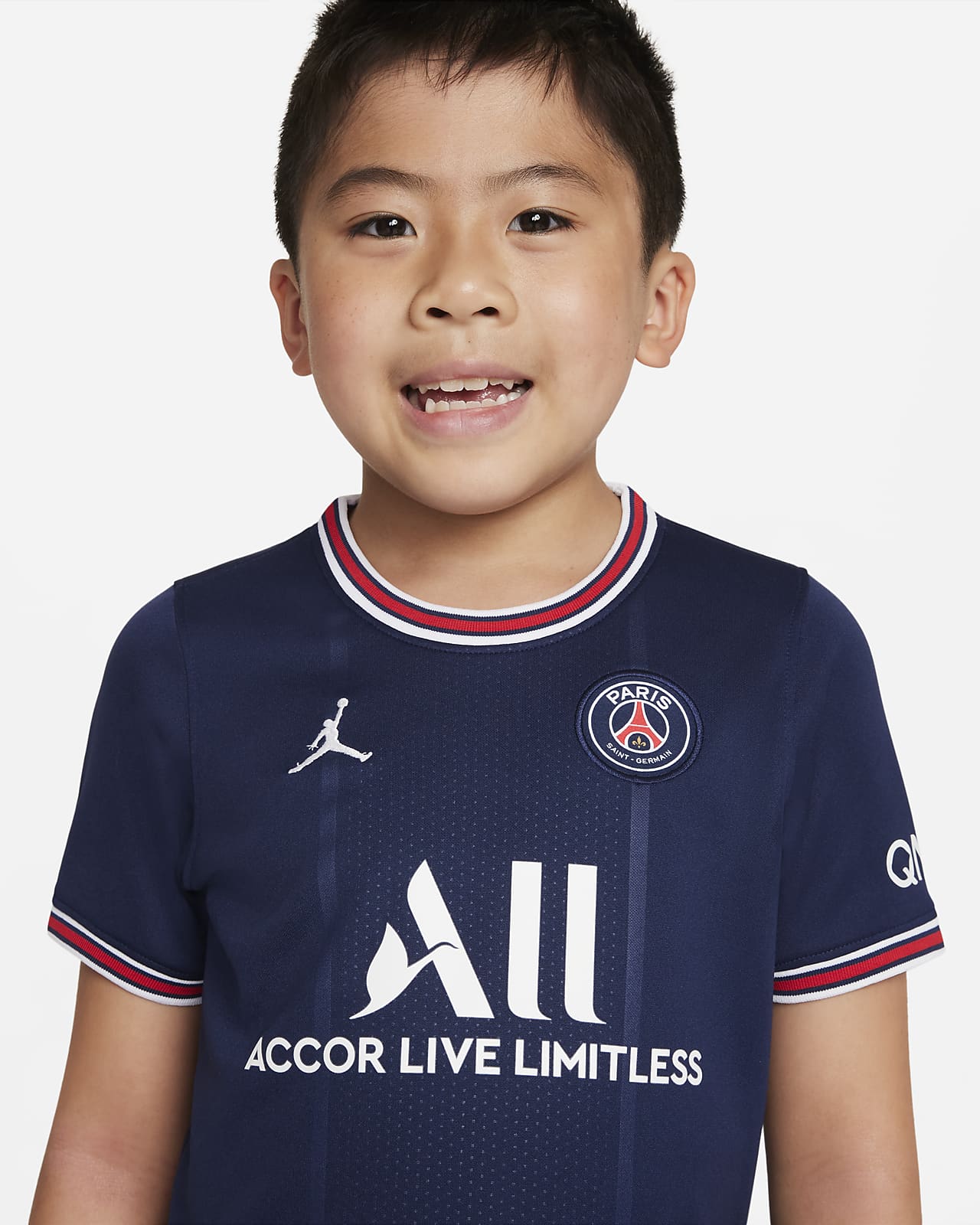 Saint-Germain 2021/22 Home-fodboldsæt mindre børn. DK