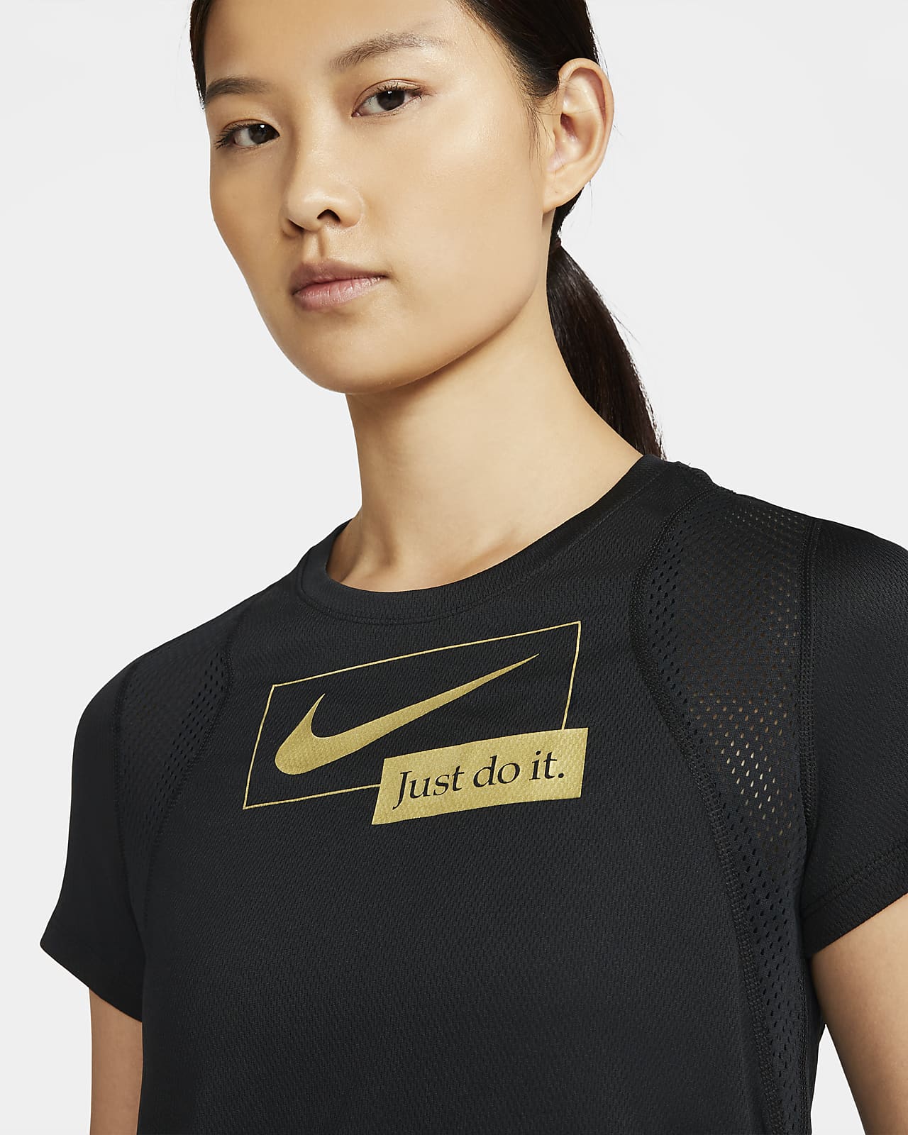 Nike公式 ナイキ アイコン クラッシュ ウィメンズ ショートスリーブ ランニングトップ オンラインストア 通販サイト