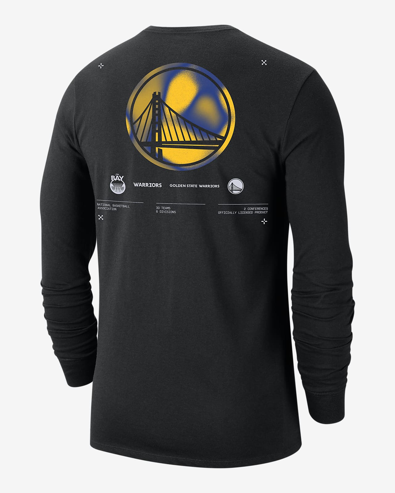 Cardenal Cornualles Lanzamiento Golden State Warriors Camiseta de manga larga Nike de la NBA - Hombre. Nike  ES