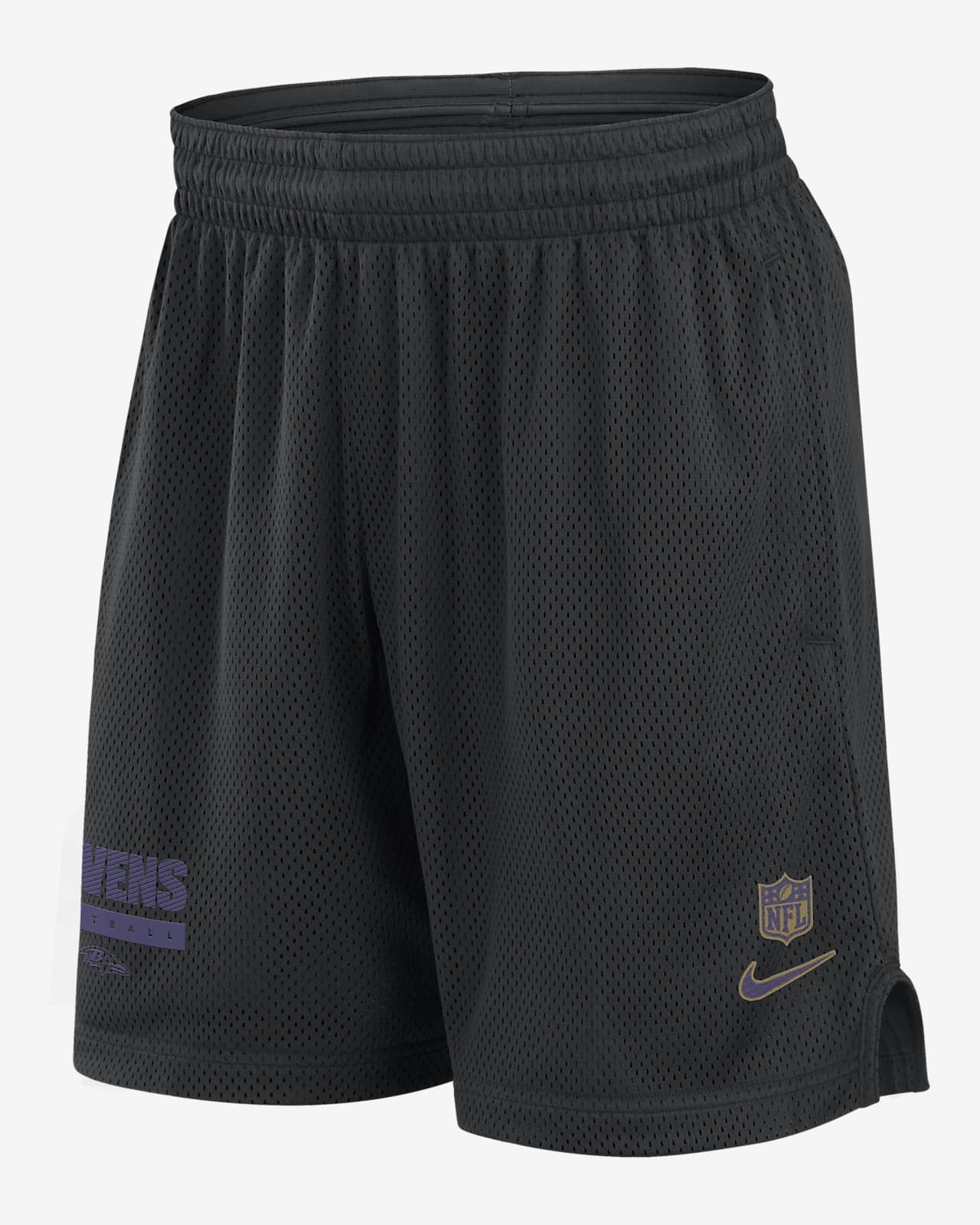 Shorts Nike Dri-FIT de la NFL para hombre Baltimore Ravens Sideline