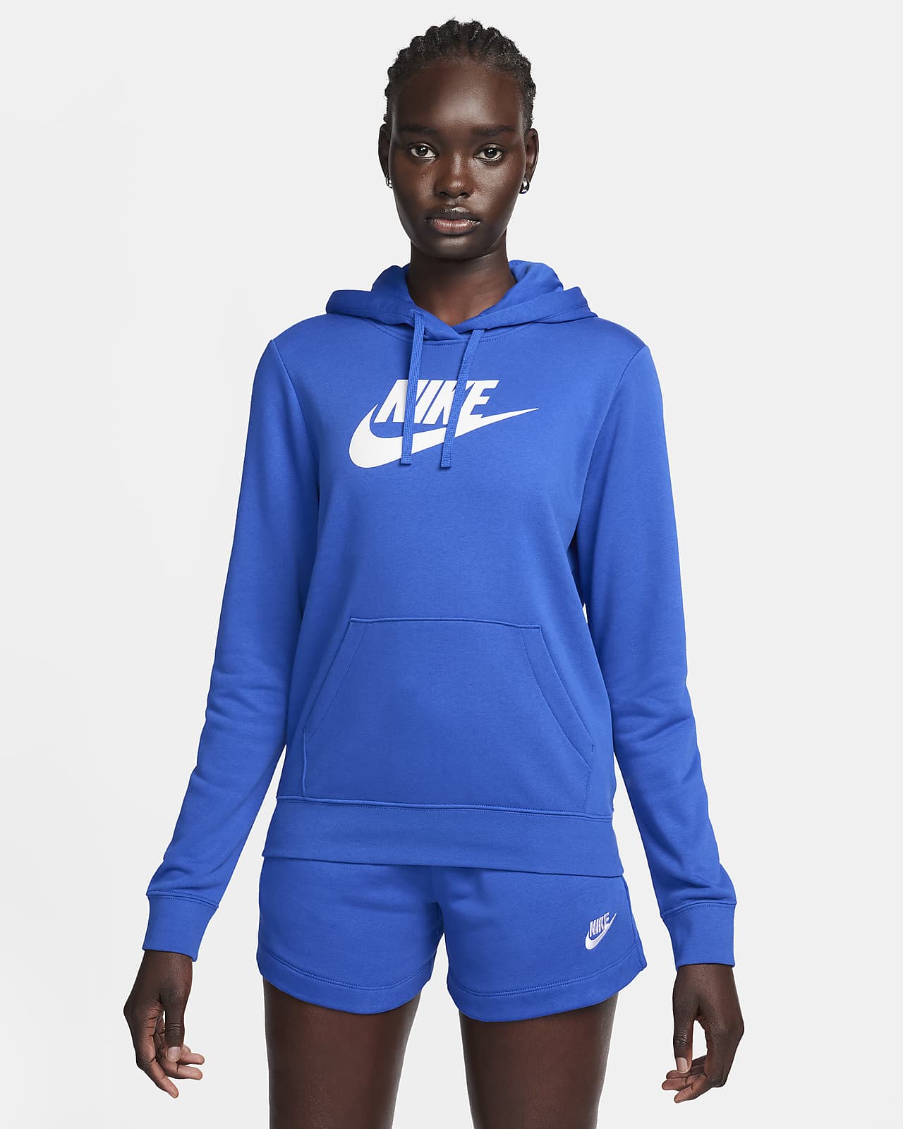 Nike Sportswear Club Fleece Graphic Hoodie Orange