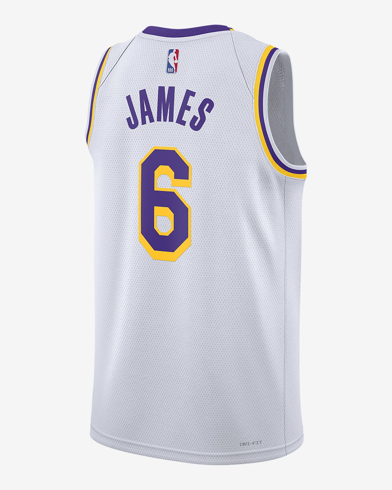 Los Angeles Lakers Association Edition 2022/23 Swingman Nike NBA-jersey met  Dri-FIT. Nike BE