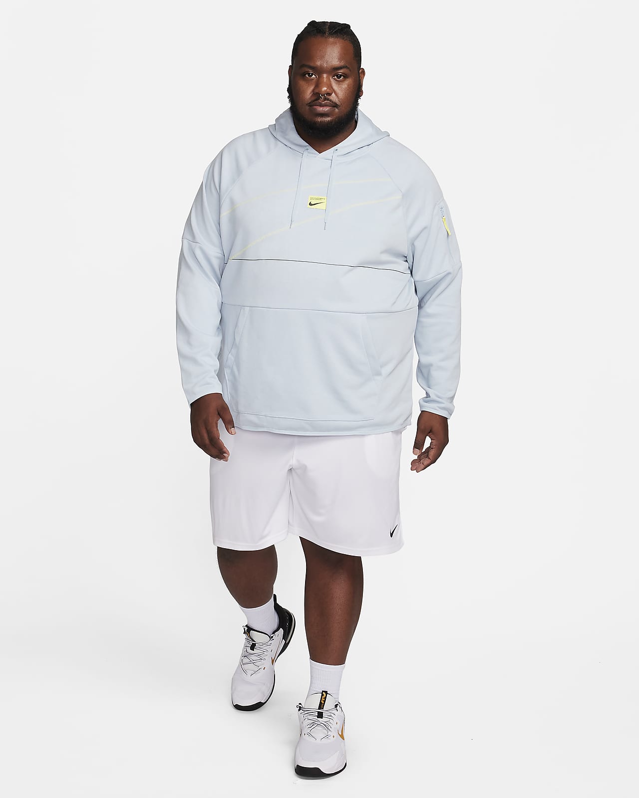 Hoodie. Nike Fleece Men\'s Fitness Dri-FIT Pullover