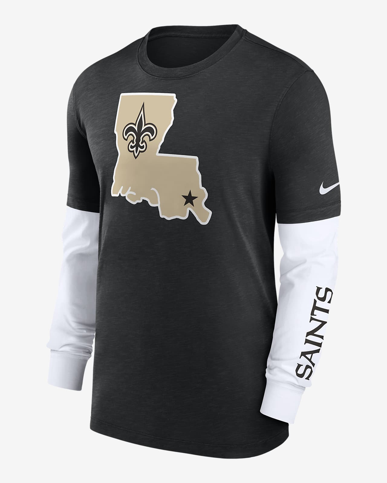 new orleans saints long sleeve jersey