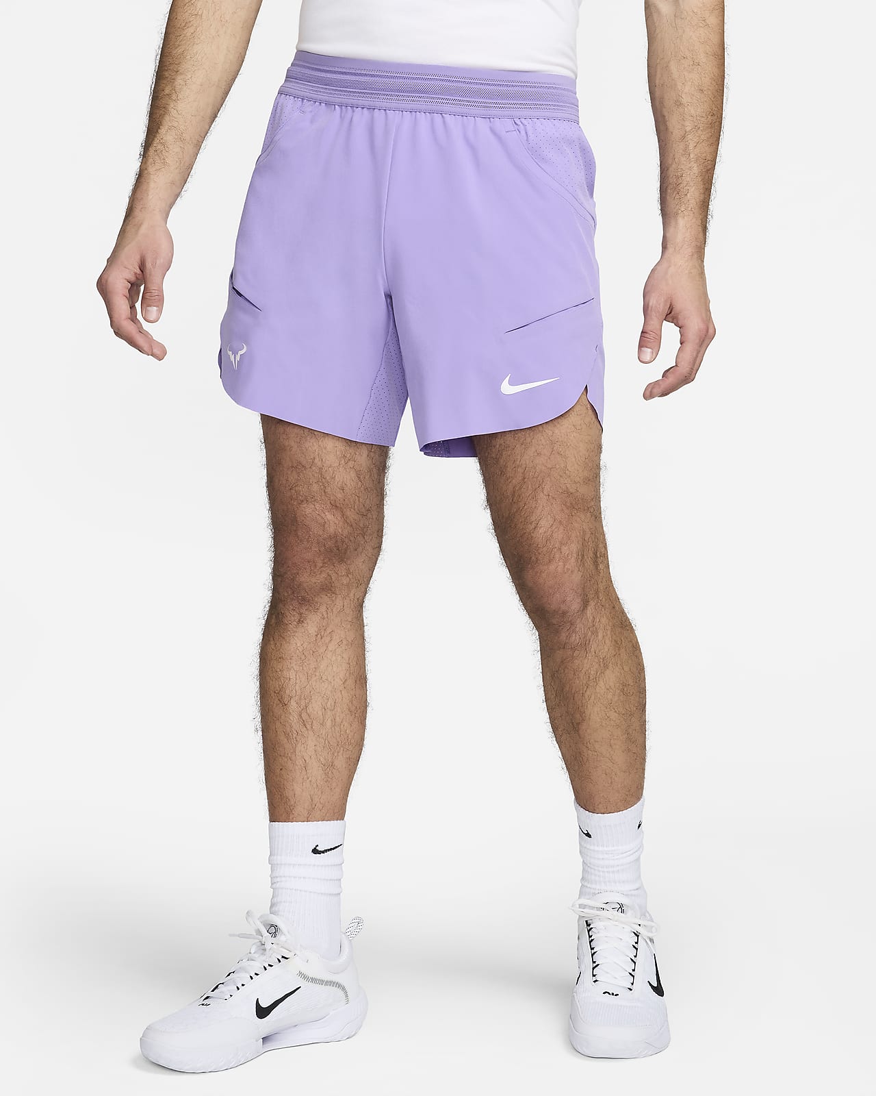 Rafa Nike Dri-FIT ADV tennisshorts til herre (18 cm)