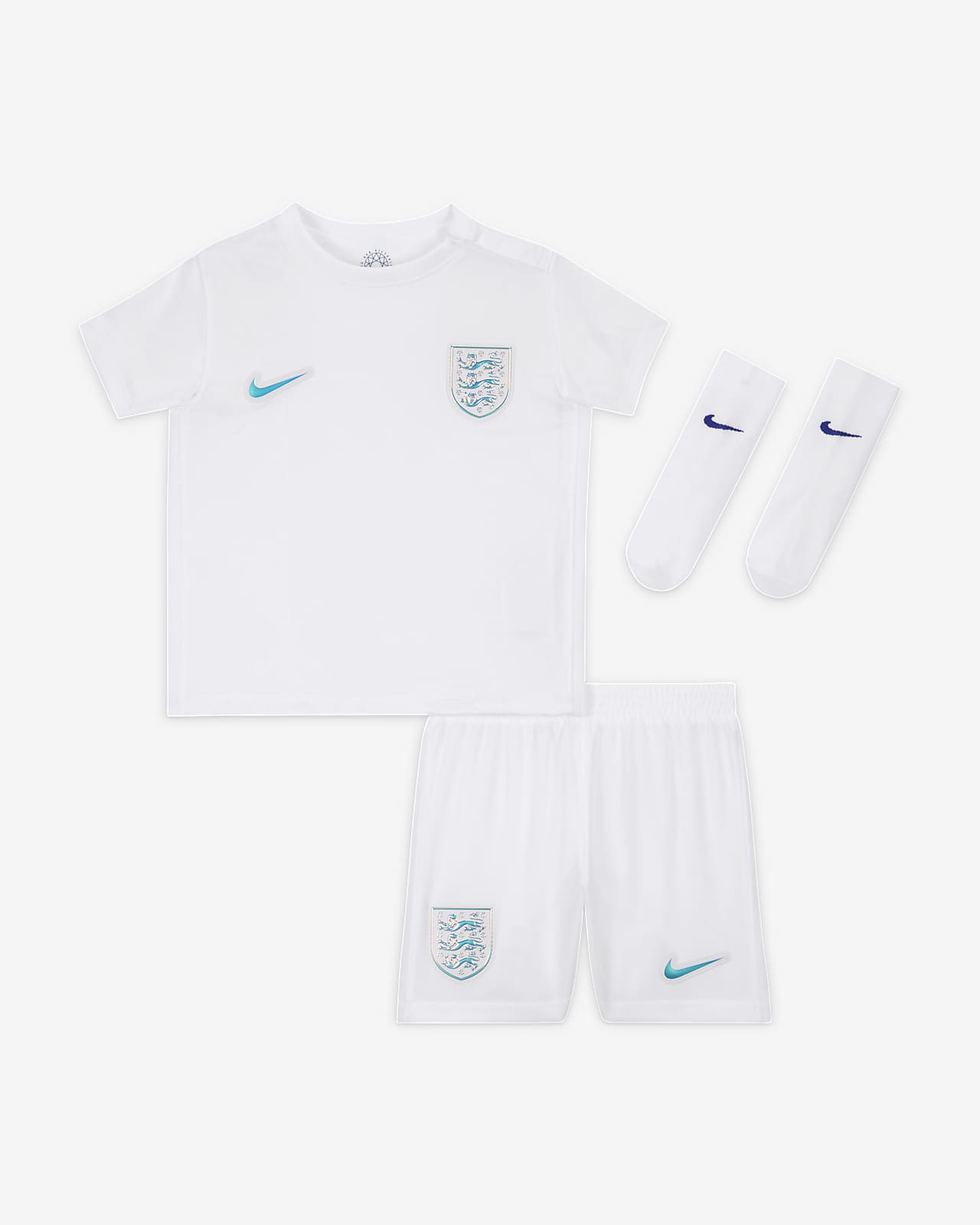 Fotbollsställ England 2022 (hemmaställ) Nike för baby/små barn