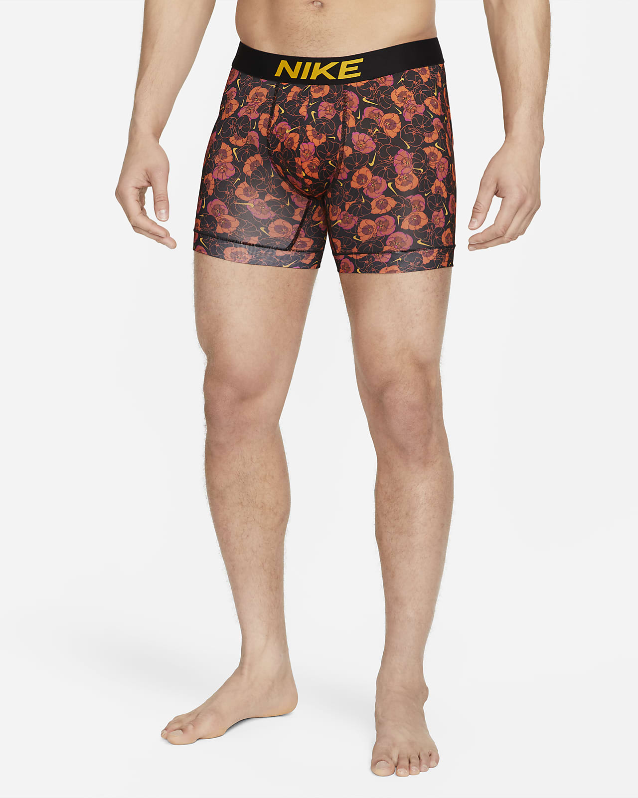 3pcs/pack Men's Underwear, Loose Fit Boxer Shorts With Wide Leg