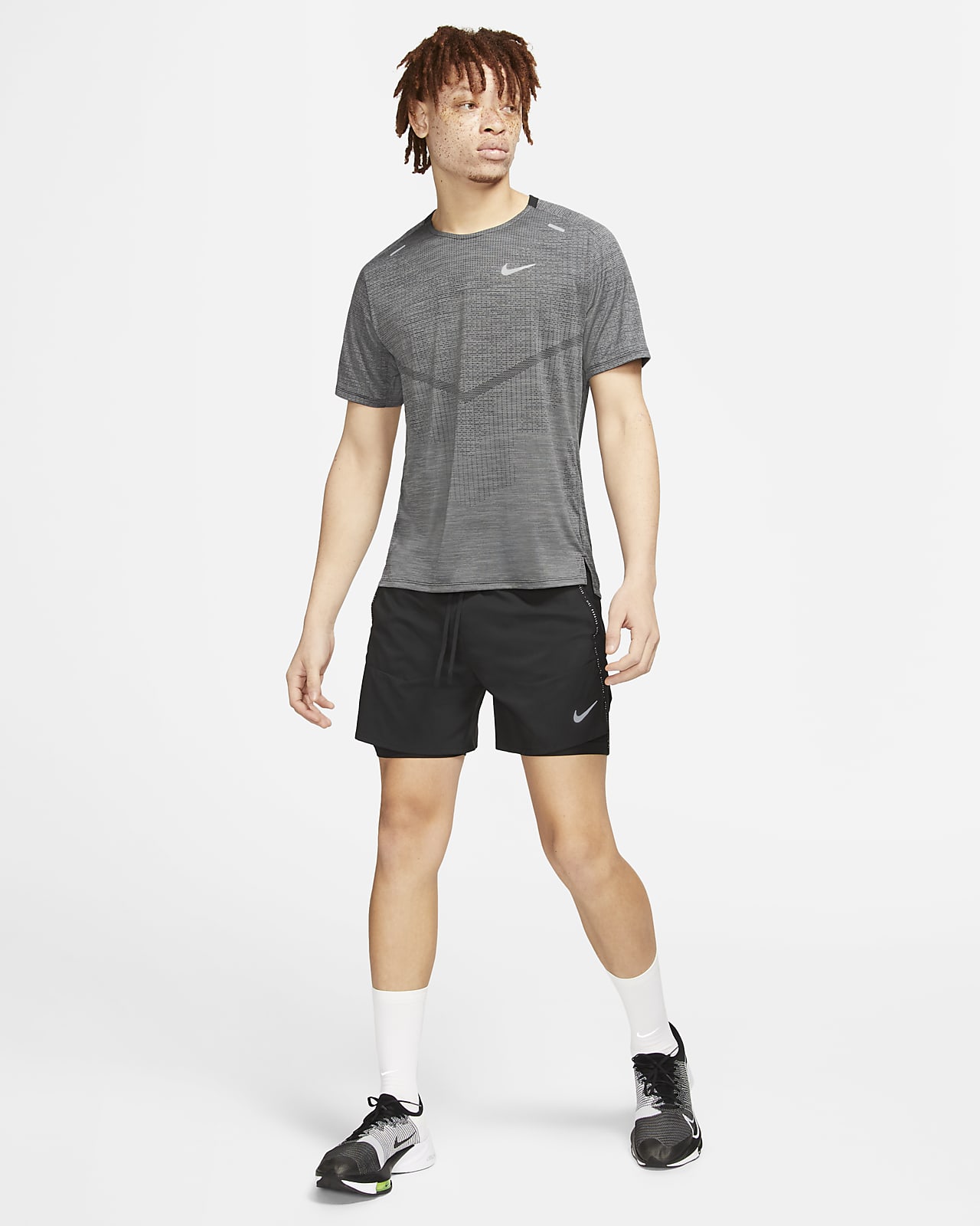 Nike Dri-FIT ADV Techknit Men's Short-Sleeve Running Top. Nike.com