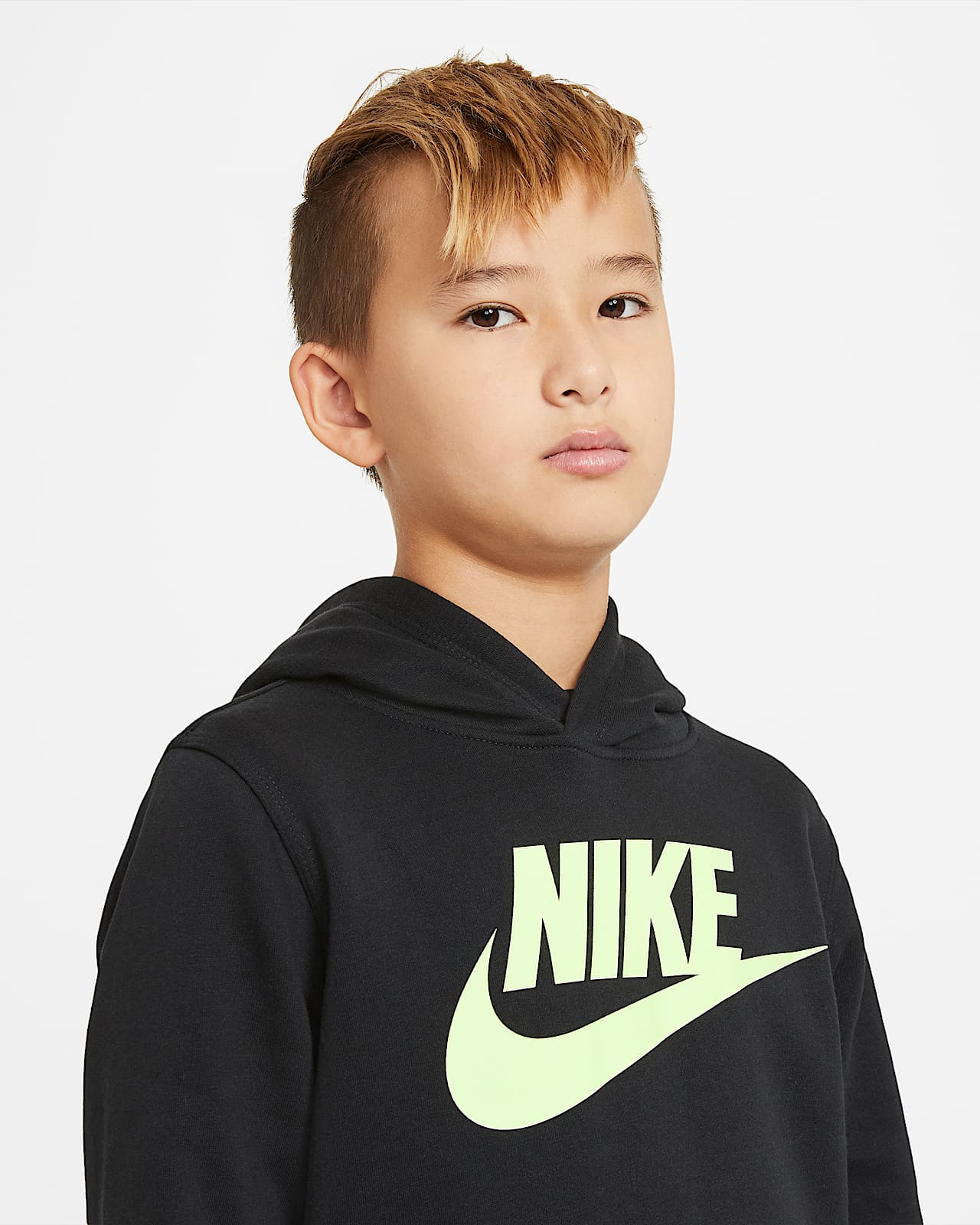 Nike公式 ナイキ スポーツウェア クラブ フリース ジュニア プルオーバー パーカー オンラインストア 通販サイト