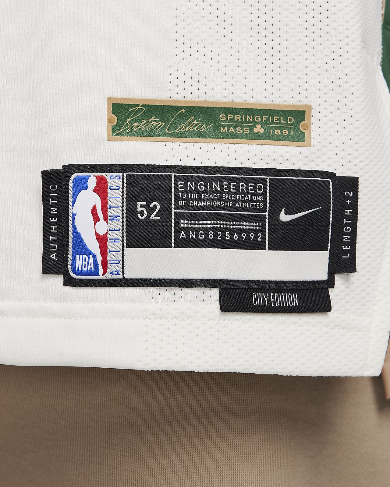 Men's Nike Jayson Tatum White Boston Celtics Authentic Jersey - City Edition