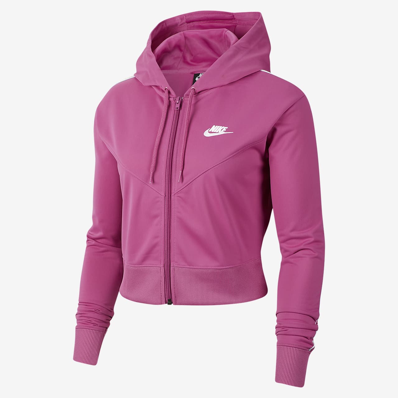 Sweat à capuche et zip Nike Sportswear pour Femme. Nike FR Femme veste en sweat zippée Pink FoamWhiteBlack | Nike