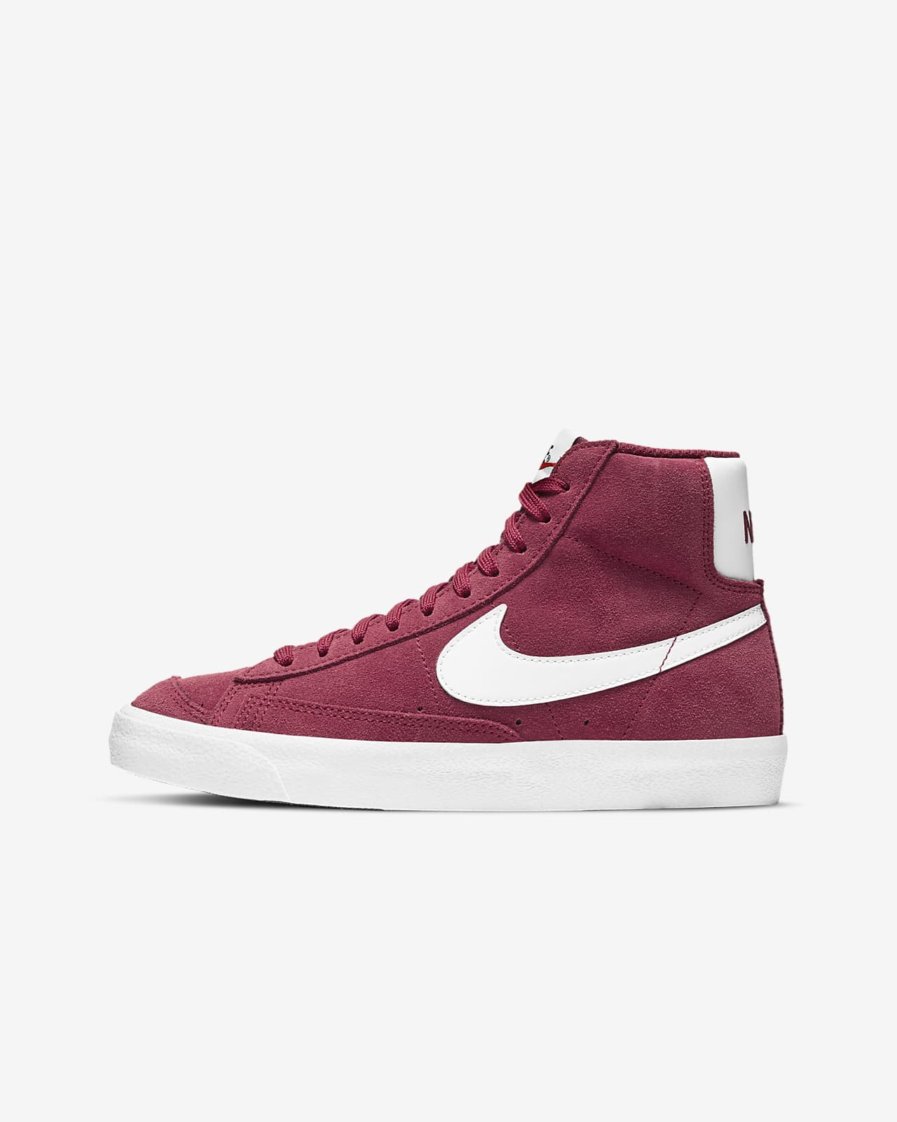 GS Nike Blazer Mid '77 Suede 'Team Red' $33.58 Free Shipping - Sneaker ...