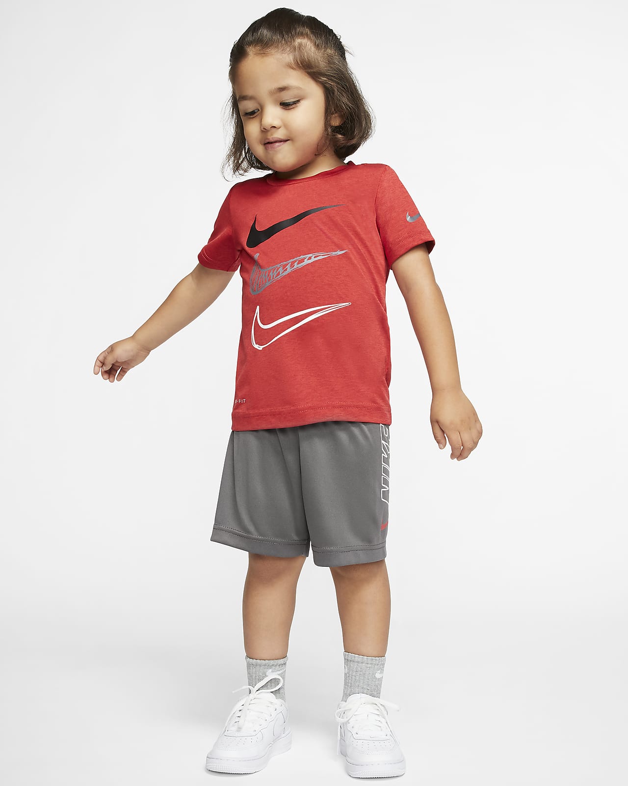 Nike Boxy Tee and Bike Shorts Set Toddler Set