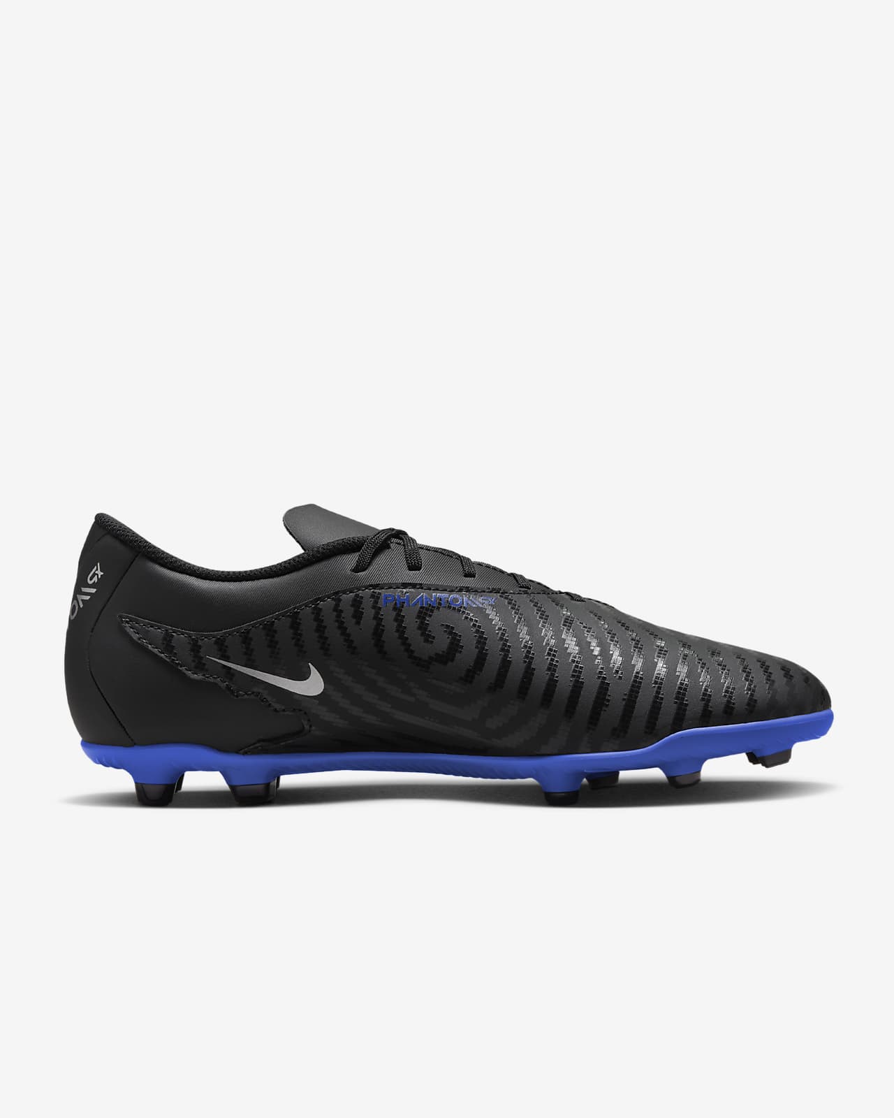 Nike, Phantom GX Elite Firm Ground Football Boots, Black/Chrome