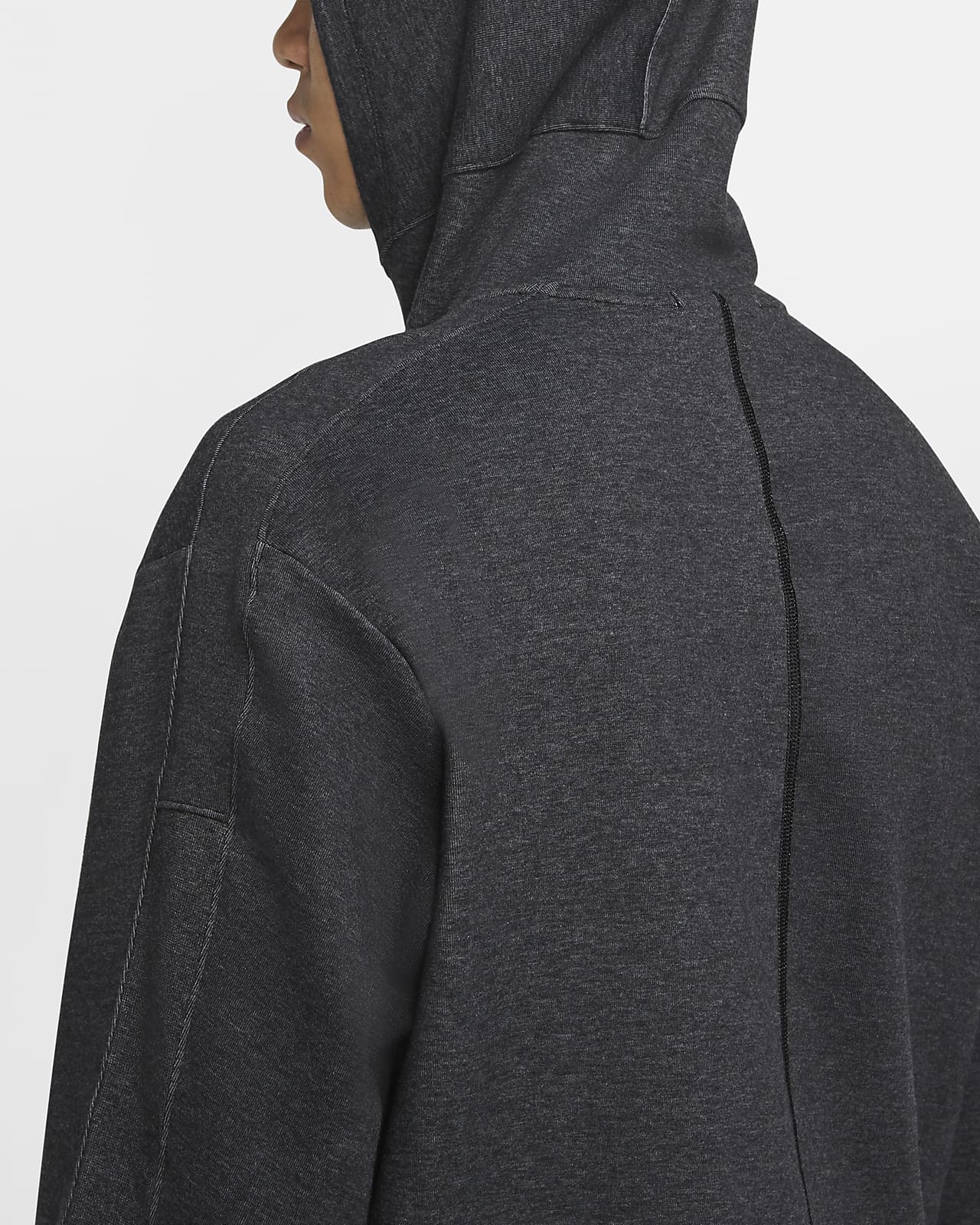 black nike jacket with hood