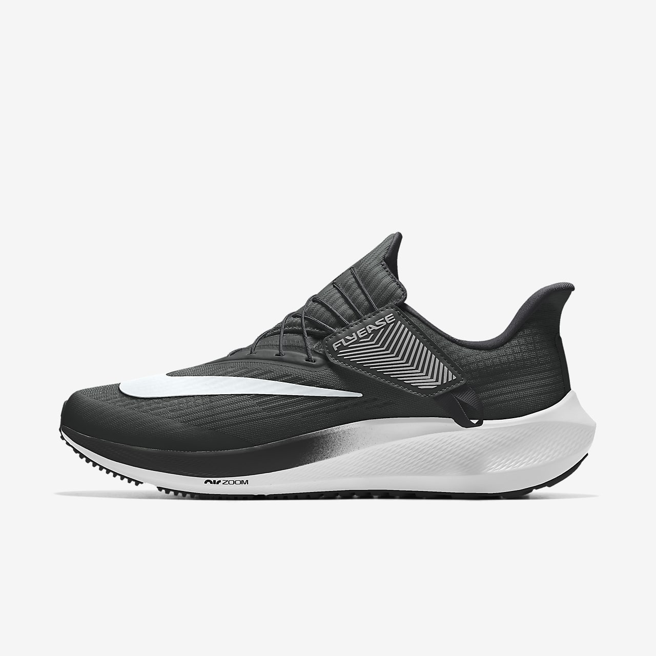 Nike Air Zoom Pegasus FlyEase By You Custom Men's Easy On/Off Road Running Shoes