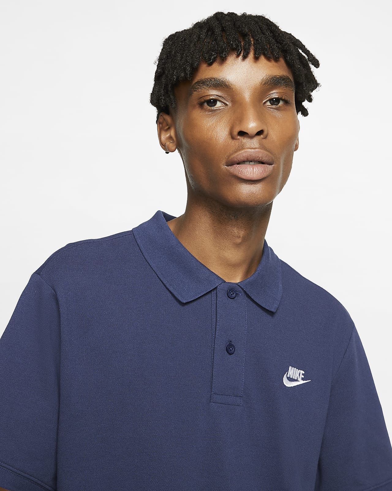polo nike bleu