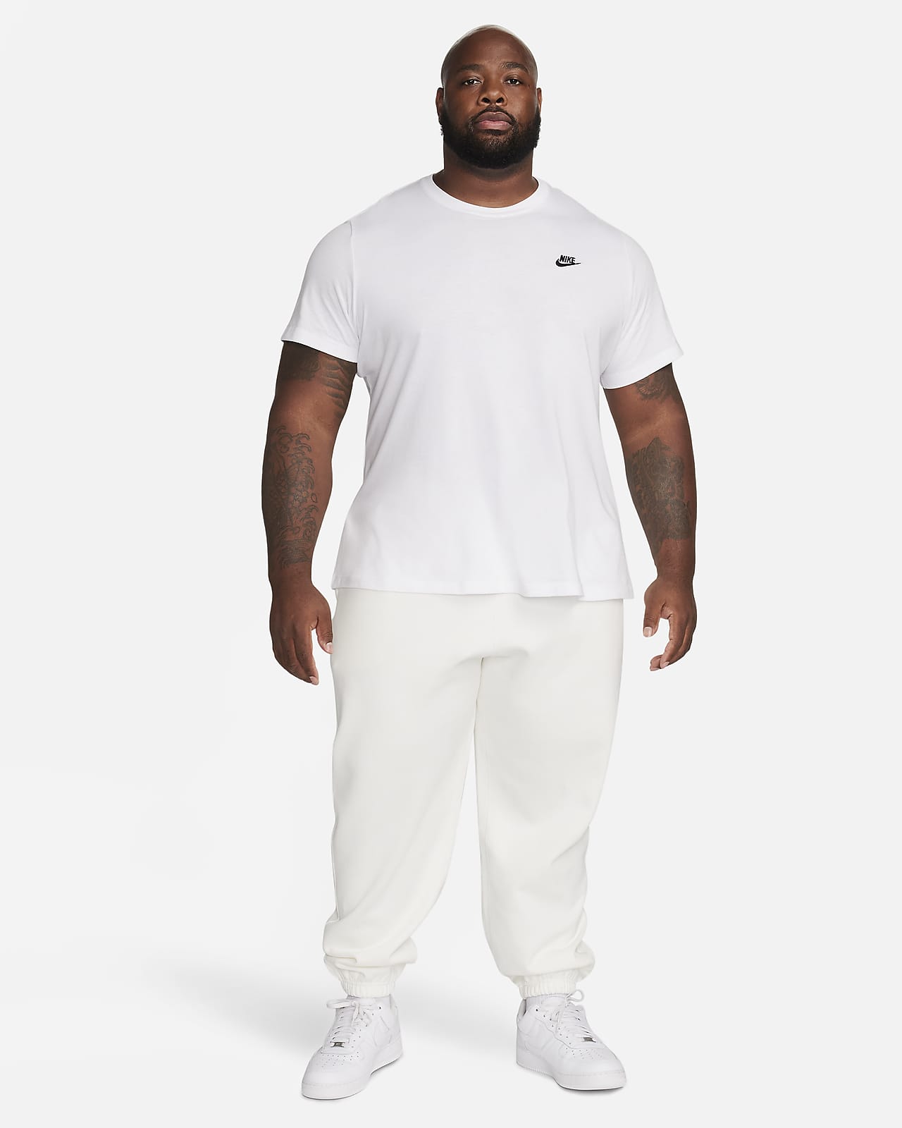 Nylon Track Pants Nike Solo Swoosh Men's Track Pant Black/ White