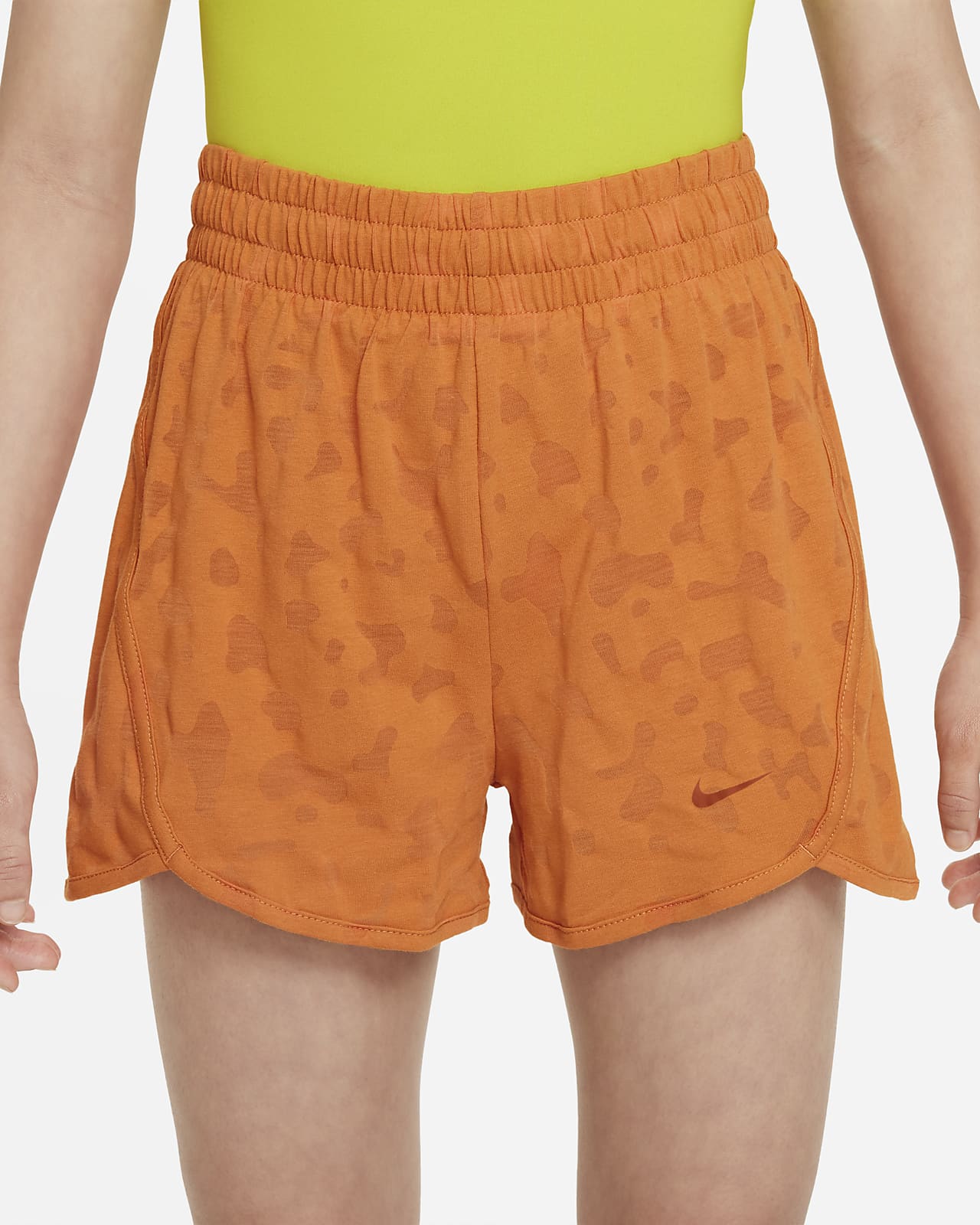 Nike One Big Kids' (Girls') Dri-FIT High-Waisted Woven Training Shorts. Nike .com