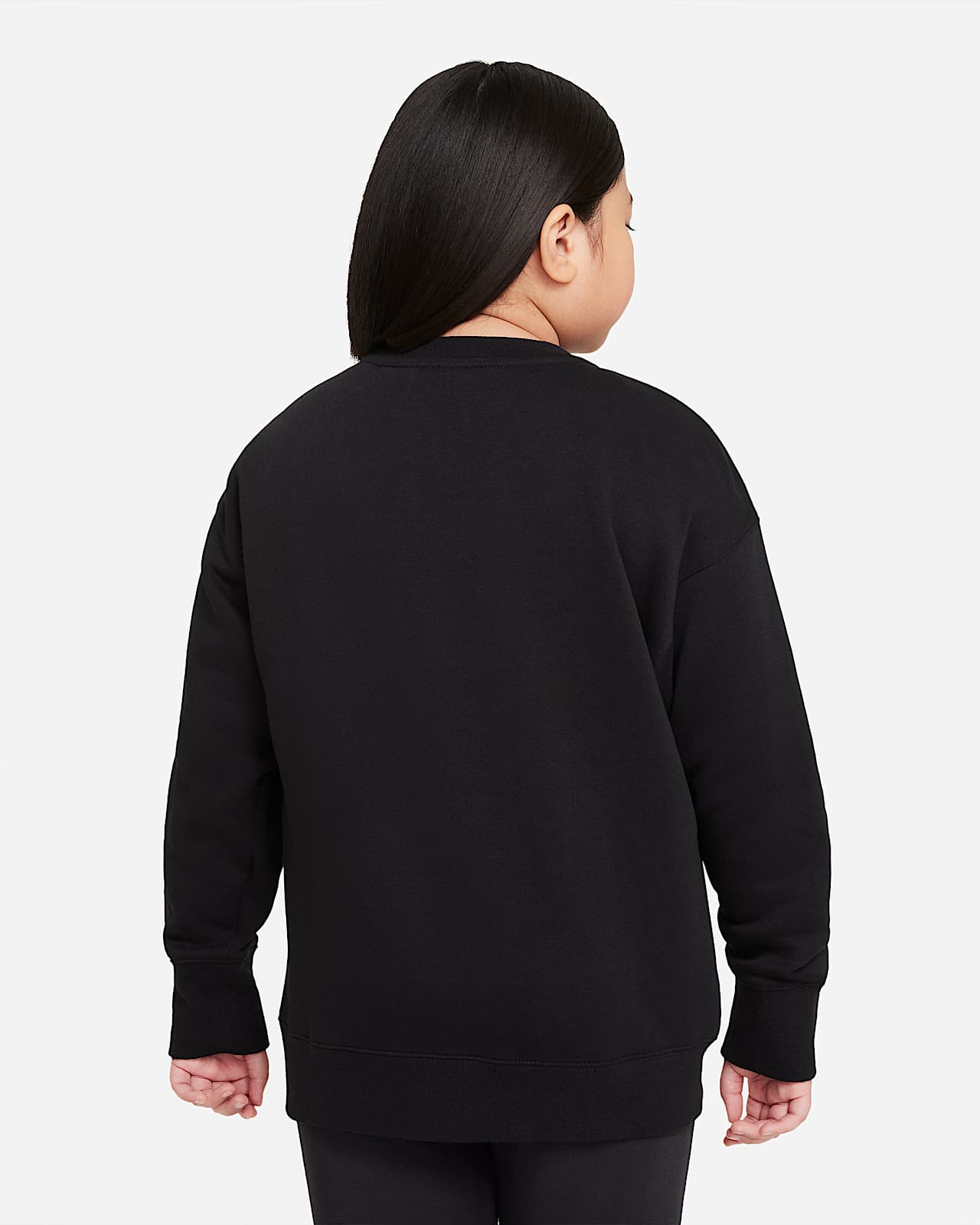 Maglia a girocollo Nike Sportswear Club Fleece (Taglia grande) - Ragazza.  Nike CH