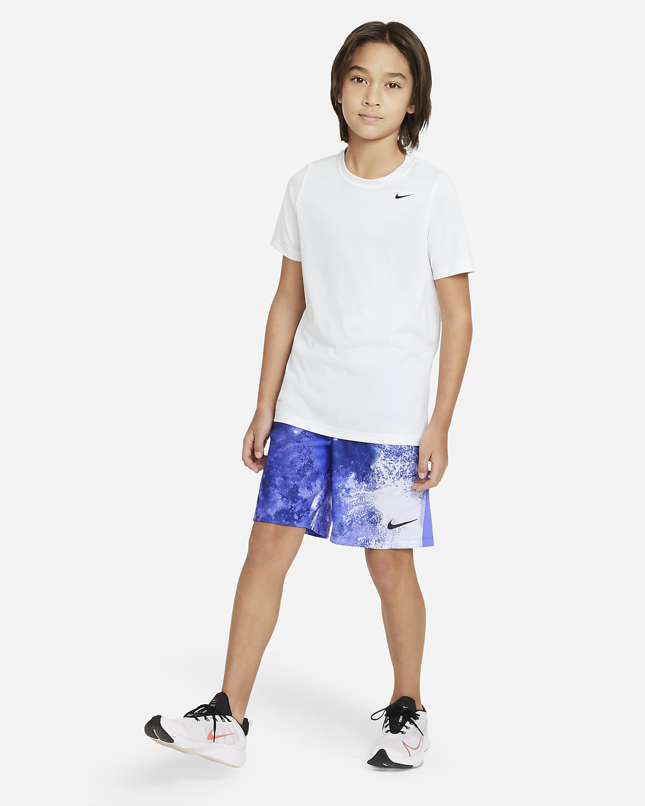Shorts de entrenamiento Tie Dye para ni os talla grande Nike Dri FIT