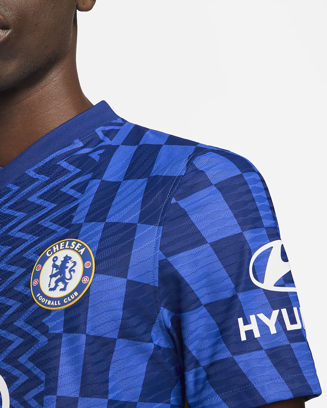 Men's Genuine Chelsea 2021/22 Home Soccer Jersey Football Shirt Short Sleeve