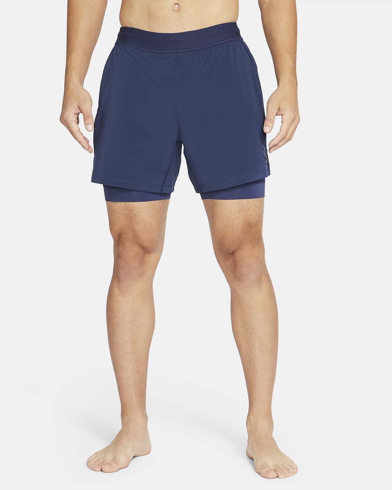 Nike Yoga Men's 2-in-1 Shorts. Nike GB