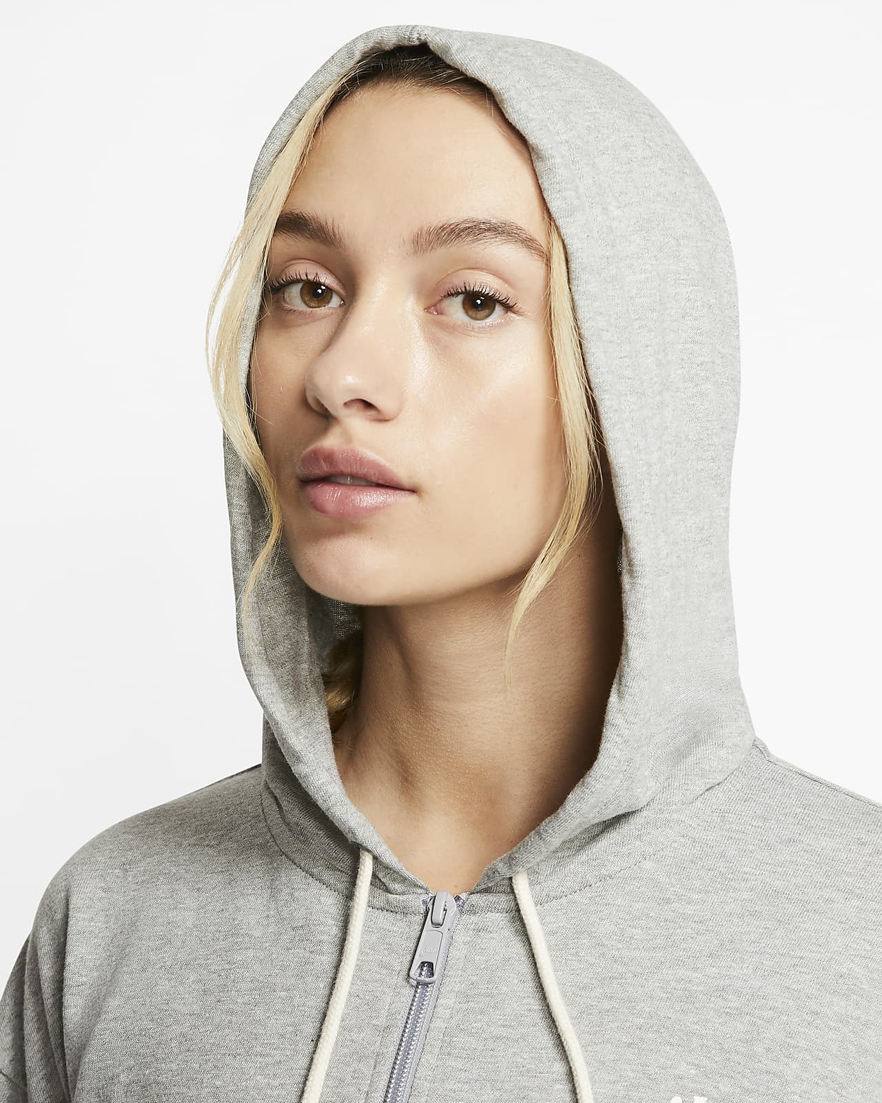 nike sportswear women's full zip fleece hoodie