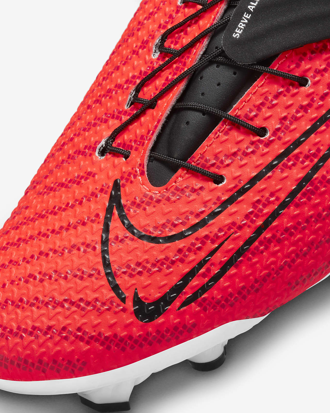 Nike soccer cleats red and white sale