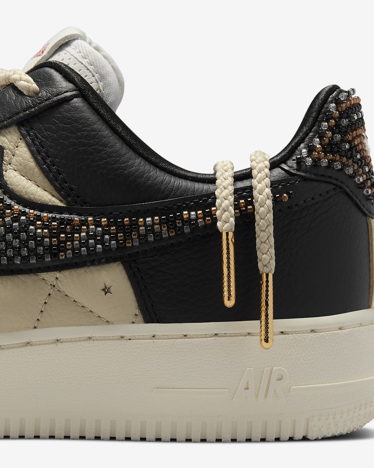 Nike Air Force 1 Low Essential White/Black/Gold Sneakers for Women